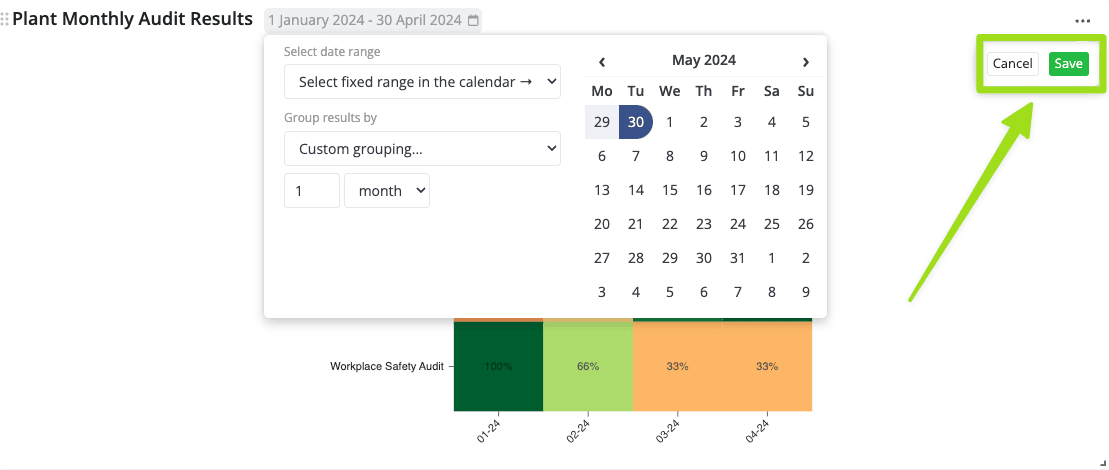 docs how do you adjust a widgets time frame 2 1