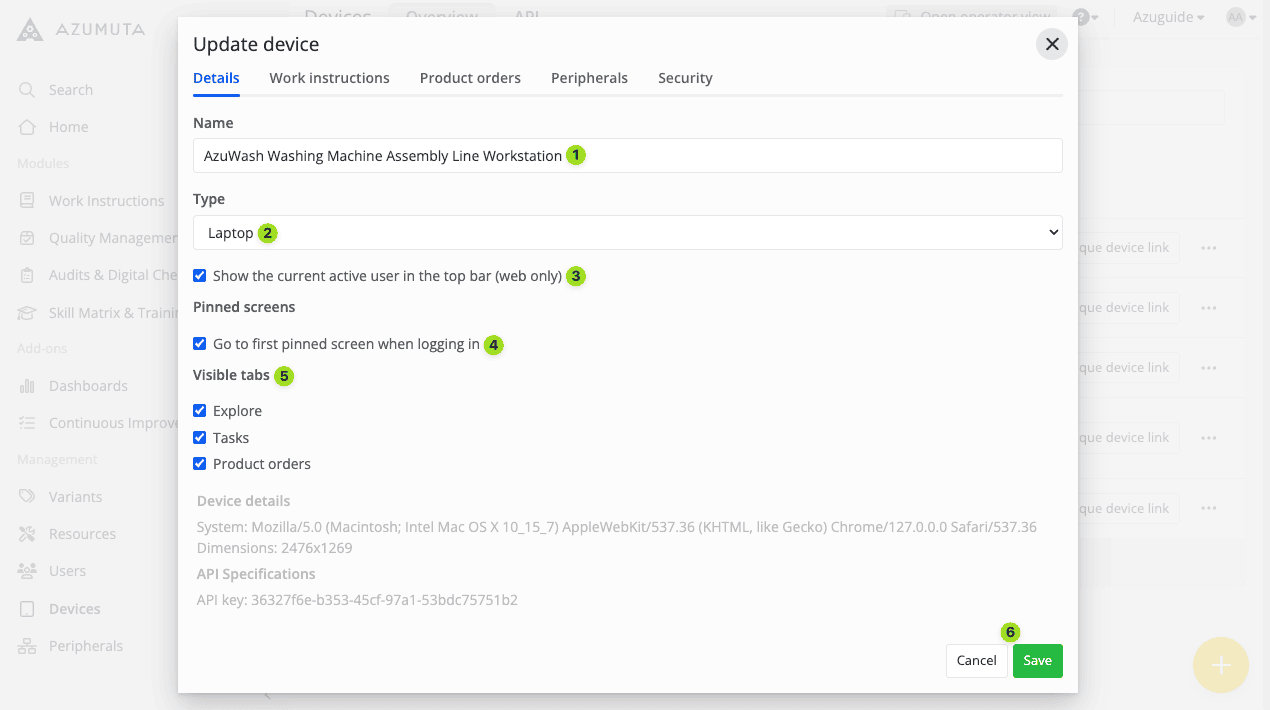 docs quelles sont les options de configuration possibles