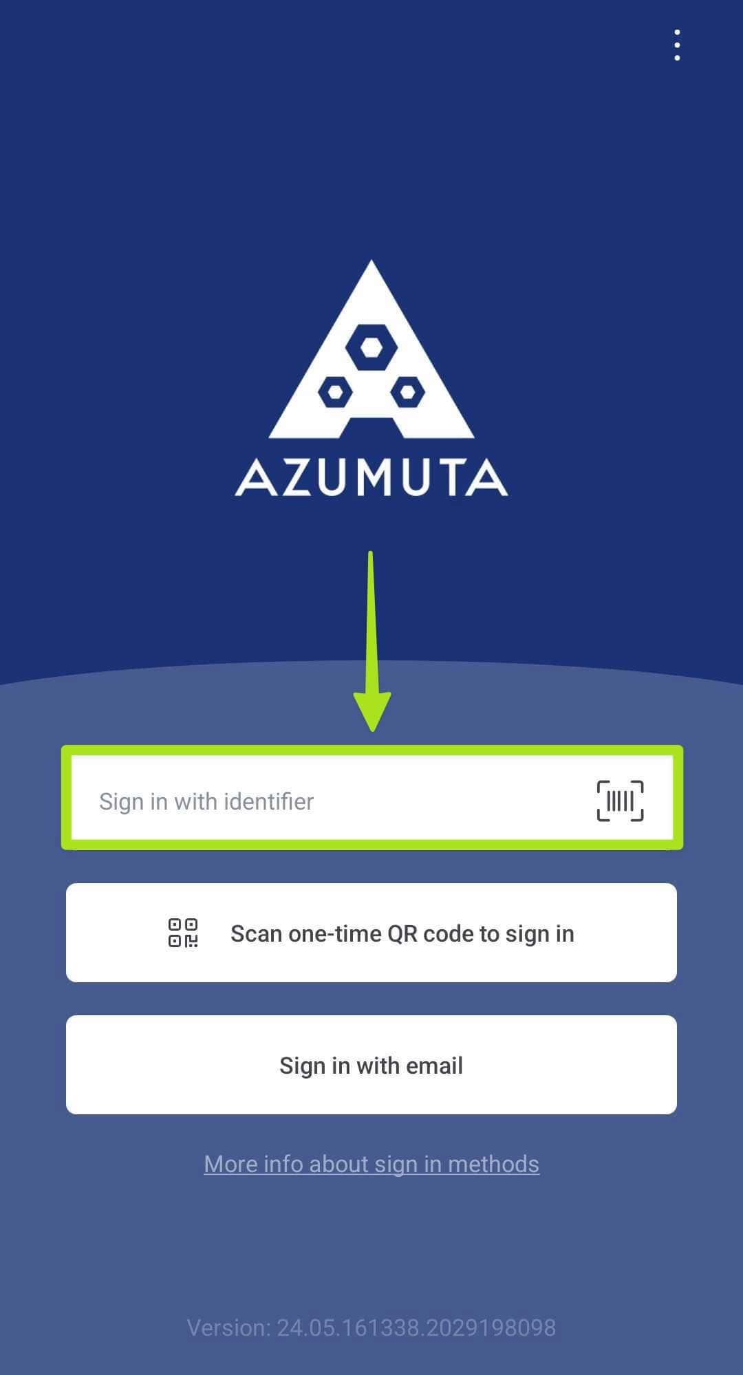docs how to login with an identifier as an operator