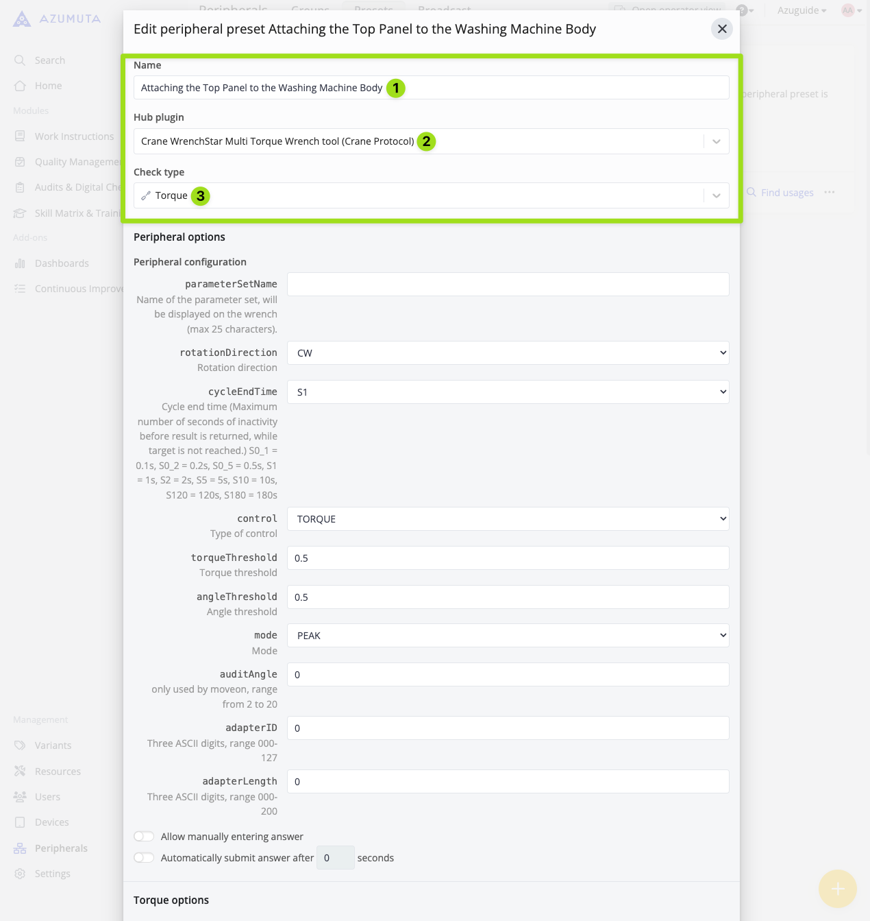 docs basic options