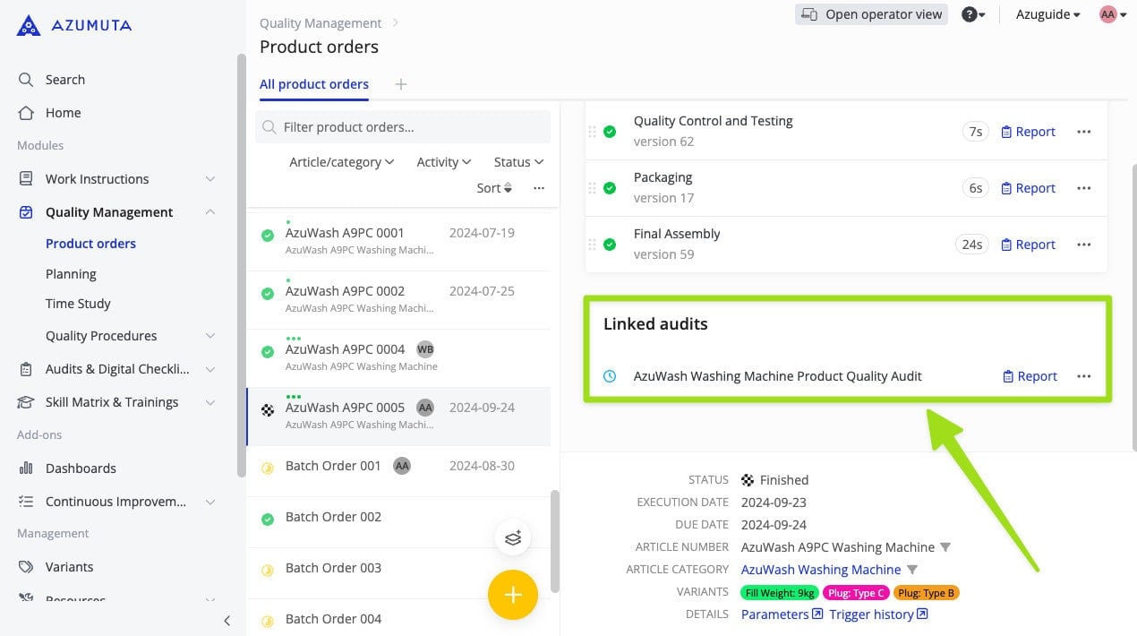 docs scheduling an audit on the planning tool 2 2