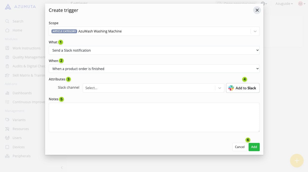 docs sending a notification to slack any other communication tool