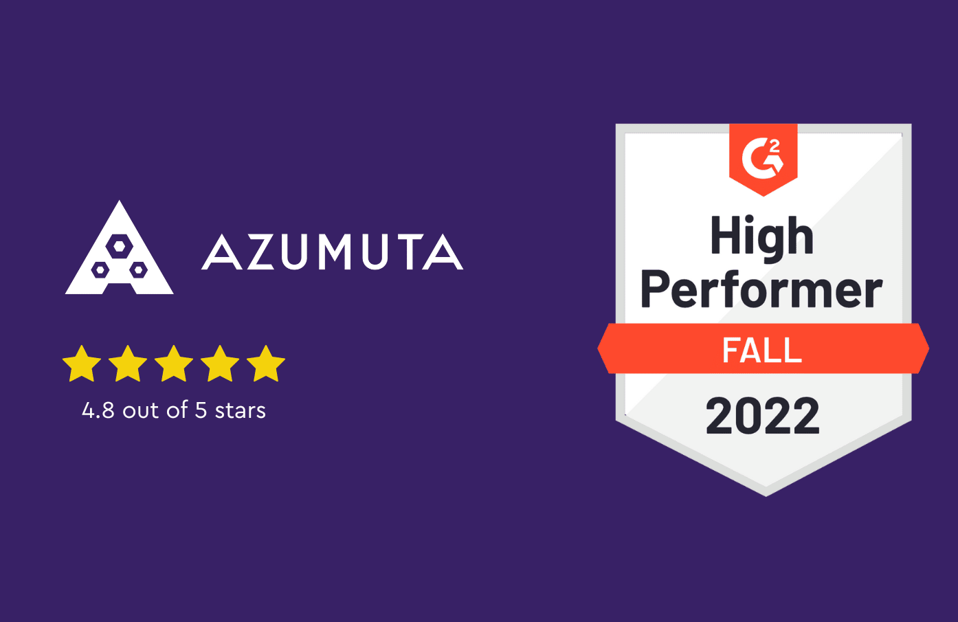 Azumuta is a G2 High Performer for Fall 2022