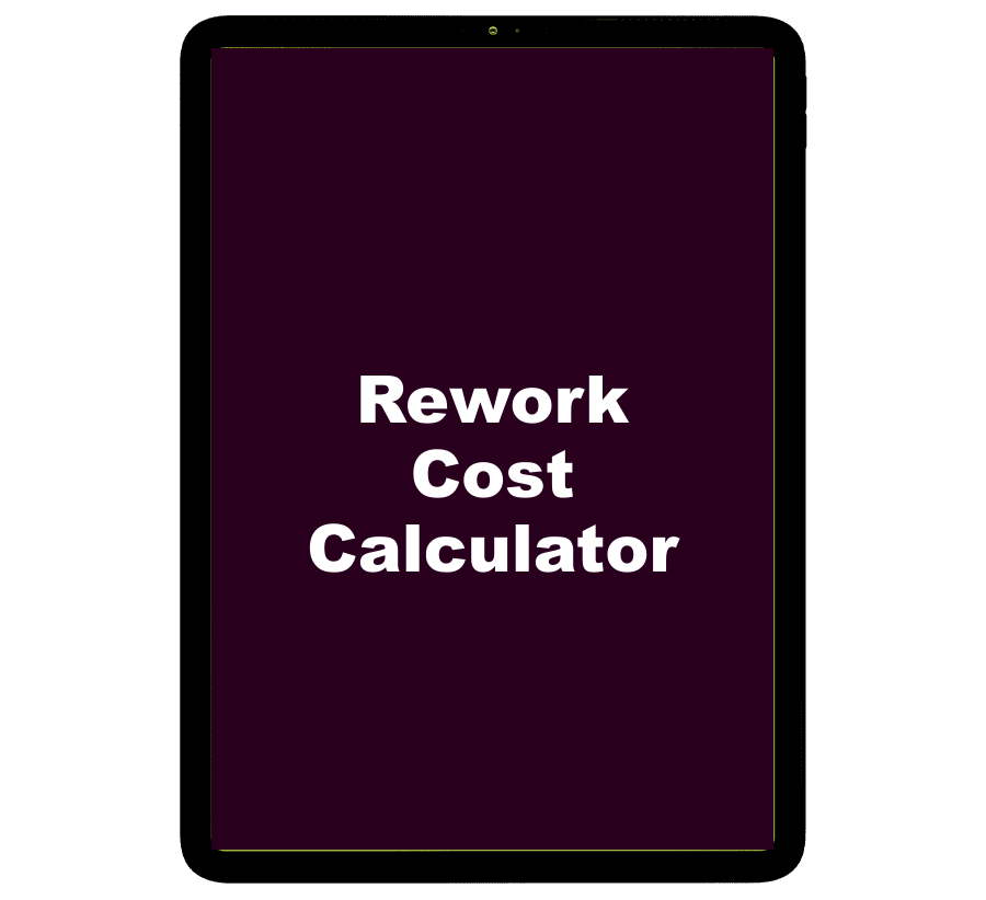 Calculadora gratuita de costes de retrabajo para fabricantes de máquinas